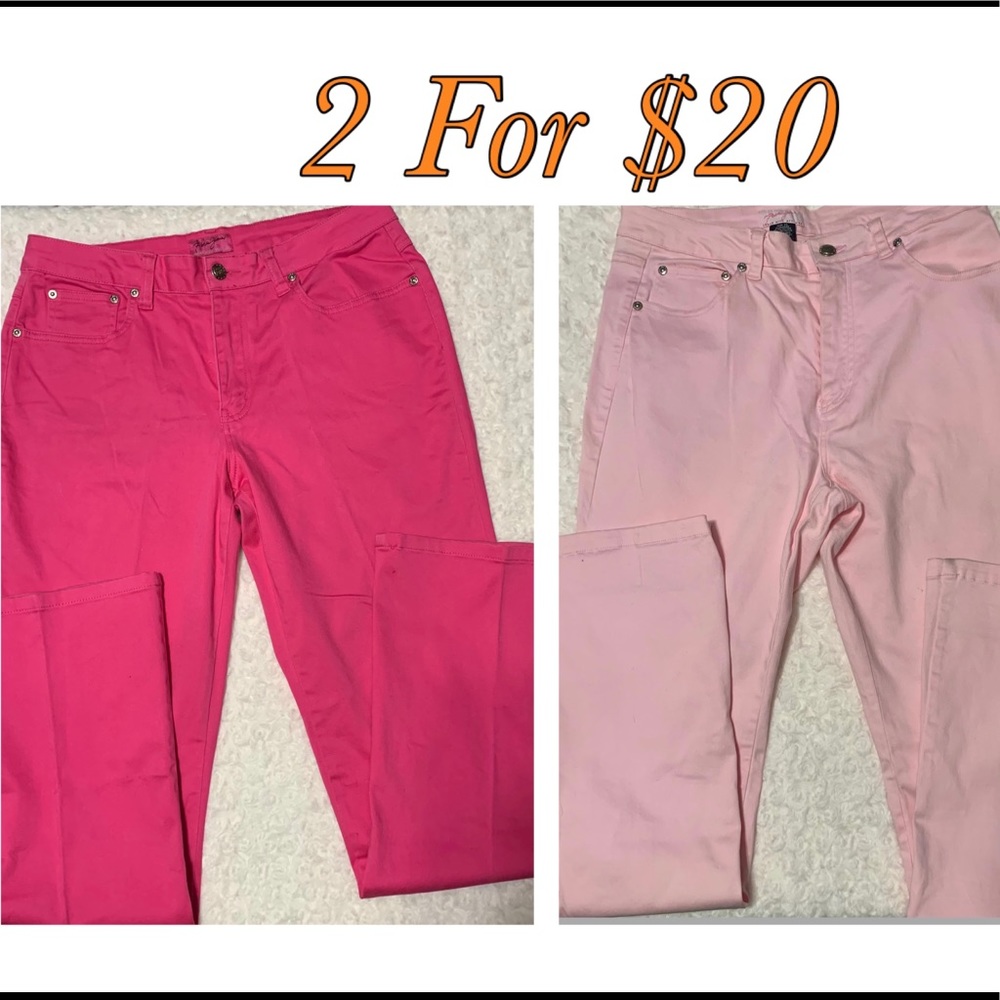 What a Deal! 2 For $20 Pink Paco Jeans Sz10